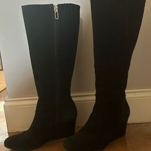 Suede Knee High Boots 9.5